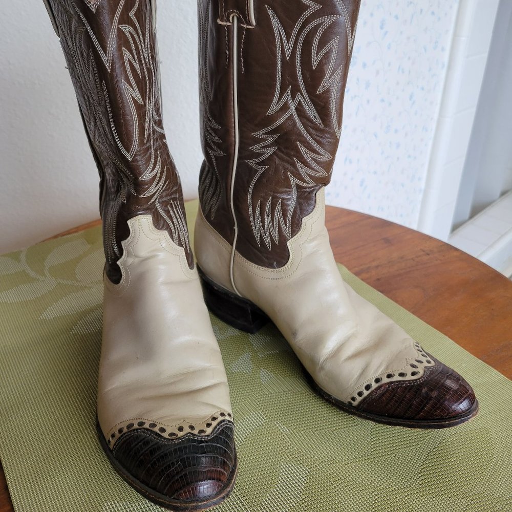 Vintage Justin Western Boots Sz 6.5